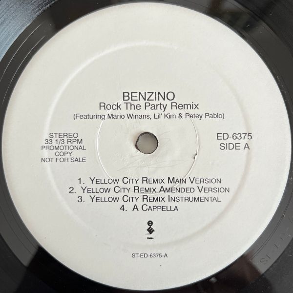 Benzino - Rock The Party (Remix) (プロモオンリー) (Promo)