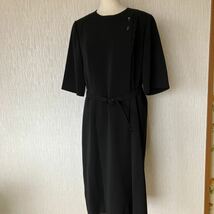 喪服 ブラックフォーマル■大きいサイズ17号■LOVELIAISON■ジャケット＆ワンピース セットアップアンサンブル■黒■_画像4