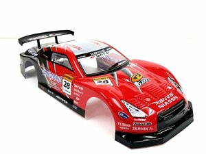 【激安！日本全国送料無料！】R35 GTR タイプ 黒赤 1/14 ドリフトラジコンカー用 スペアボディー ※乗せ換え、予備におススメです！