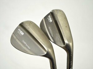 KM509●中古品●PRGR プロギア 500wedge　ウェッジ 2本セット　52°・57°　スチールシャフト M-43 100 SPEC STEELⅡ