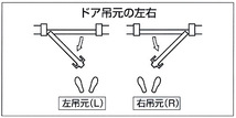 セール　DSY8-10 ◇ 885＊2115(枠外)◇リビングドア ◇ 左吊ドア ◇ 枠付 ◇ ハンドル付◇ガラス付 ◇ 石張り加工 ◇ 展示品_画像7