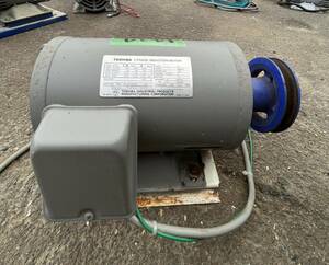 NO.50-1434（新潟）東芝 モーター3PHASE INDUCTION MOTOR 2.79kW 4POLES