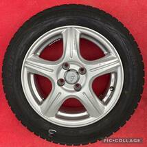 スタッドレス国産DUNLOPタイヤ175/65R15 社外アルミホイール4本セット。15x 6.0+43 pcd100 _画像8