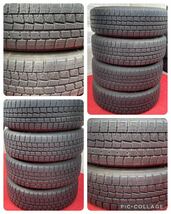 スタッドレス国産DUNLOPタイヤ175/65R15 社外アルミホイール4本セット。15x 6.0+43 pcd100 _画像3