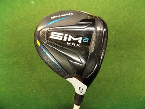 【税込】2511 SIM2 MAX 5W 18° TOUR AD HD-7 S カバー有 テーラーメイド シム2マックス .859301