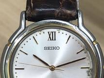 【E-88】SEIKO セイコー DOLCE ドルチェ クォーツ 5E31-6B30 不動 社外ベルト_画像2