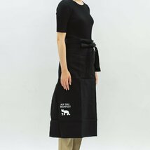 ★ 新品 ★ カフェエプロン 1枚 サロンエプロン ギャルソンエプロン 前掛け エプロン ユニホーム 制服 レストラン 飲食店 猫 ねこ柄_画像3