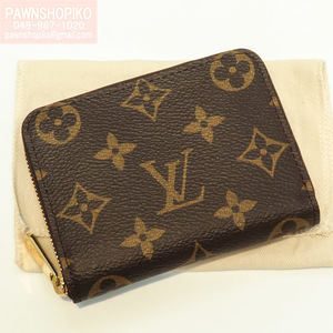 ルイヴィトン LOUIS VUITTON モノグラム ジッピー・コインパース／小銭入れ M60067 RFID 未使用 [質イコー]