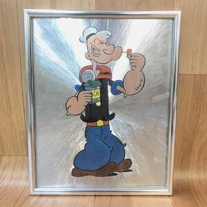 送料無料 POPEYE ポパイ ポスター 26.5cmx21.5cm/KING FEATURES SYNDICATE INC キング フィーチャー/額 フレームポスター ポップアート 絵