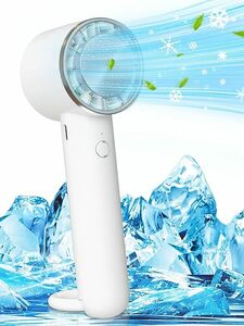 CEROBEAR mobile electric fan [2023 year summer debut * sending manner + cool * moment cooling ] small size handy fan USB rechargeable 3 -step air flow adjustment kalabina( white )