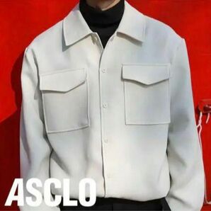 目黒蓮 私服 ASCLO Square Shirt (Ivory)