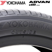 2023年製 新品 4本価格 業者様 送料無料 225/50R18 95W 夏 ヨコハマ ADVAN dB V552 エスティマ カローラクロス ヴェゼル アテンザ NO,FK983_画像3