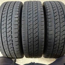 キャンター用 鉄付き 冬6本SET 会社宛 送料無料 225/70R16 ×6.00 117/115 LT ブリヂストン ブリザック W979 2020年製 地山 深溝 NO,E0230_画像8