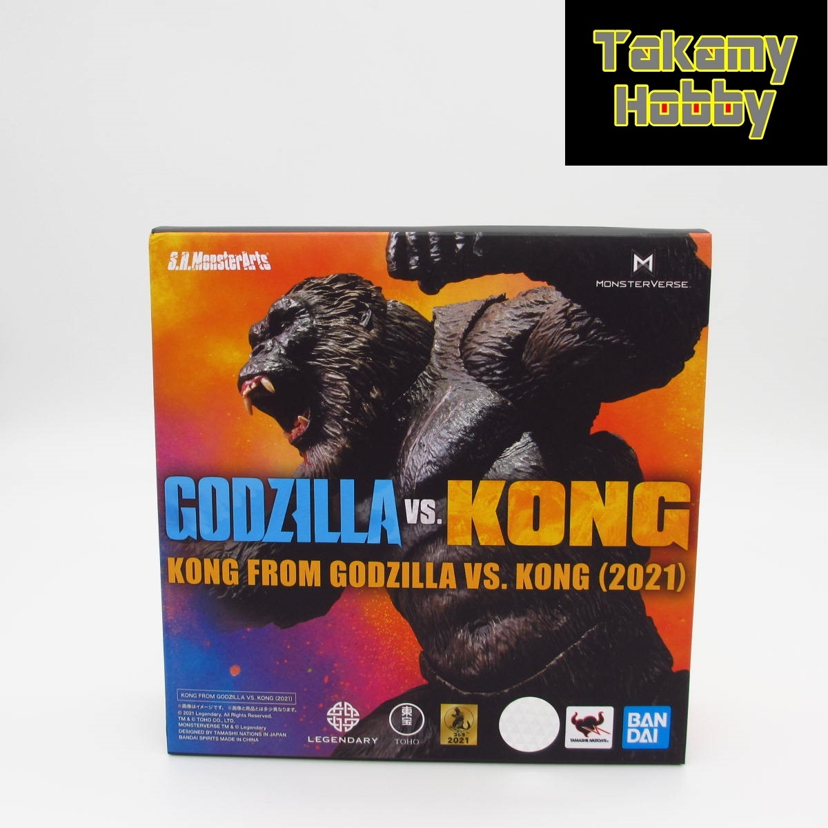 開封 バンダイ ゴジラVSコング S.H.MonsterArts KONG FROM GODZILLA VS