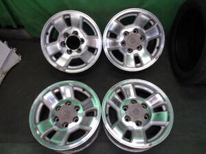 ☆　ホイール　TOYOTA　純正　16×7JJ　+15　PCD139.7　6H　ポリッシュシルバー　4本　16インチ　☆