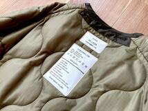 HYKE / ポリエステル 中綿 QUILTED LINER COAT / KHAKI / 02 / ハイク キルテッド ライナー ヴィンテージ ミリタリー コート キルト_画像10