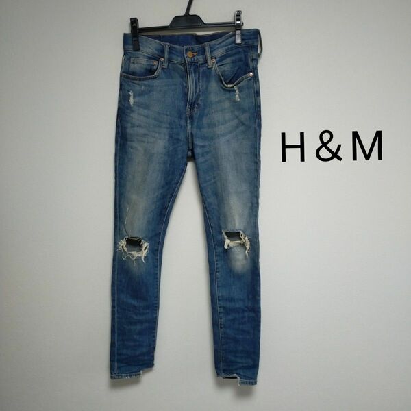 デニムパンツ DENIM H&M スキニー Sサイズ