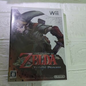 【Wii】 ゼルダの伝説 トワイライトプリンセス　取扱説明書なし。ディスクはすりきずがあります。動作未確認です。