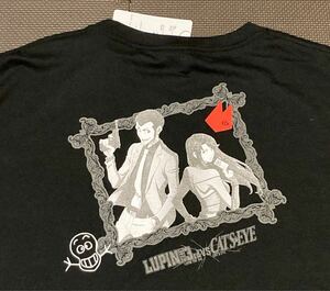 [3L-4L Size] New Lupine III против Cat's Eye Collaboration Limited Product Официальная футболка с товарами Black C