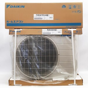 (未開封) DAIKIN ルームエアコン Eシリーズ S283ATES-W (内機:F283ATES-W/外機:R283AES) 2.8kw 約10畳 2023年モデル ダイキン (未使用) d2