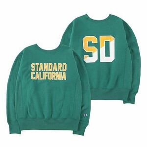 新品未使用！CHAMPION×SD REVERSE WEAVE スタンダードカリフォルニア×チャンピオンリバースウィーブ GREEN XLサイズ