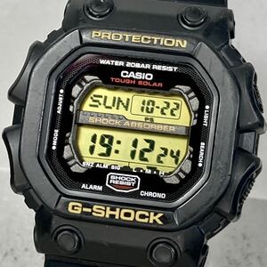 希少 美品 G-SHOCK GX-56-1BJF GXシリーズ タフソーラー 防塵・防泥構造 マッドレジストブラック ゴールド液晶 スクウェア ビッグケース