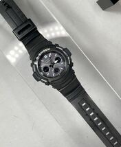 極美品 G-SHOCK AWG-M100BW-1AJF タフソーラー 電波受信 電波ソーラー マルチバンド6 アナログ/デジタルコンビ アナデジ ブラック 反転液晶_画像10