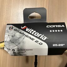 【送料無料】vittoria corsa G2.0 チューブラー タイヤ サイクル/自転車 25-28 ブラック×スキンサイド ビットリア コルサ_画像2