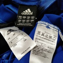 +WX20 まとめ 3枚 セット 福袋 男子 男の子 140 adidas アディダス プルオーバー パーカー ピステ サッカー スポーツウェア 青 黒_画像8