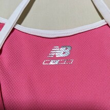 +AX3 NB new balance ニューバランス レディース M 半袖 フレンチスリーブ カットソー ピンク スポーツ ウェア トレーニング フィットネス_画像6