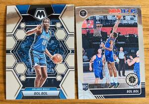 Phoenix Suns加入 Bol Bol 2枚セット 2022-23 Mosaic / 2019-20 Hoops Premium Stock RC