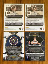 Denver Nuggets 4枚セット2022-23 Panini Nikola Jokic Prizm / Jamal Murray / Christian Braun RC_画像2