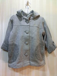  half-price . price cut * Franche Lippee /franche lippee 110.* front button Parker jacket ( hood removed possibility )t650