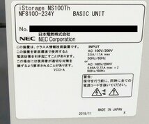 NEC iStorage NS100Th 2018年 Pentium G4560(3.5GHz) 16GB(8GBx2) 8TB(4TBx2) 中古サーバー J〇 S2309-6472_画像5