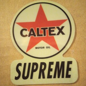 即決あり ＣＡＬＴＥＸ ＳＵＰＲＥＭＥ ステッカー ヘルメット ガレージ オイルタンク ウインドシールド