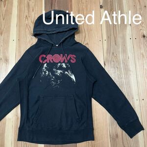 United Athle ユナイテッド アスレ スウェットパーカー SIM ロックバンド CROWS リバースウィーブタイプ ビッグプリント サイズM 玉mc2231