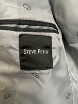 Christian Dior×STEVE PETIX クリスチャンディオール タキシードジャケット チャコールグレー L-XL程度 ヴィンテージ サンプル品_画像6