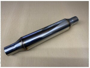  stainless steel unusual shape pipe expansion tube 50.8φ~80φ×13cm~50.8φ sus304 muffler processing welding 