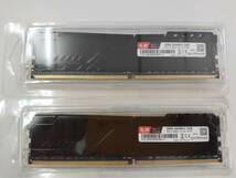 新品 未使用 DDR4-2666 PC4-21300 16GB×2枚 計32GB メモリ デスクトップパソコン用 金属カバー付き_画像1