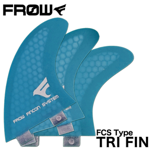 FROW ハニカムコア S ターコイズ フィン トライ トライフィン FCS ショート サーフィン サーフボード 初心者 ビギナー