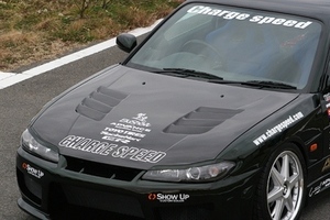 チャージスピード 180SX RPS RS13 ボンネット T-2（S15用） FRP 未塗装 CHARGE SPEED 撃速CHARGE　SPEED 撃速チャージスピード