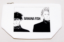 ■BANANA FISH×アベイル　ポーチ（奥村英二＆アッシュ・リンクス/ステッカーなし）　　【G24】　　Avail バナナフィッシュ_画像1