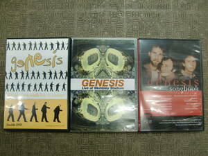 Genesis GENESIS DVD soft 3 pieces set (The Genesis Songbook / the way we walk / Live at Wembley Stadium) foreign record 