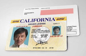  movie . super [ jack -* changer / Jackie Chan /. dragon ]2001 year / ID card / replica / collection -1