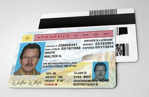 テレビドラマ【 ブレイキング・バッド/ Breaking Bad / ウォルター・ホワイト / Walter White 】IDカード/レプリカ/コレクション-1