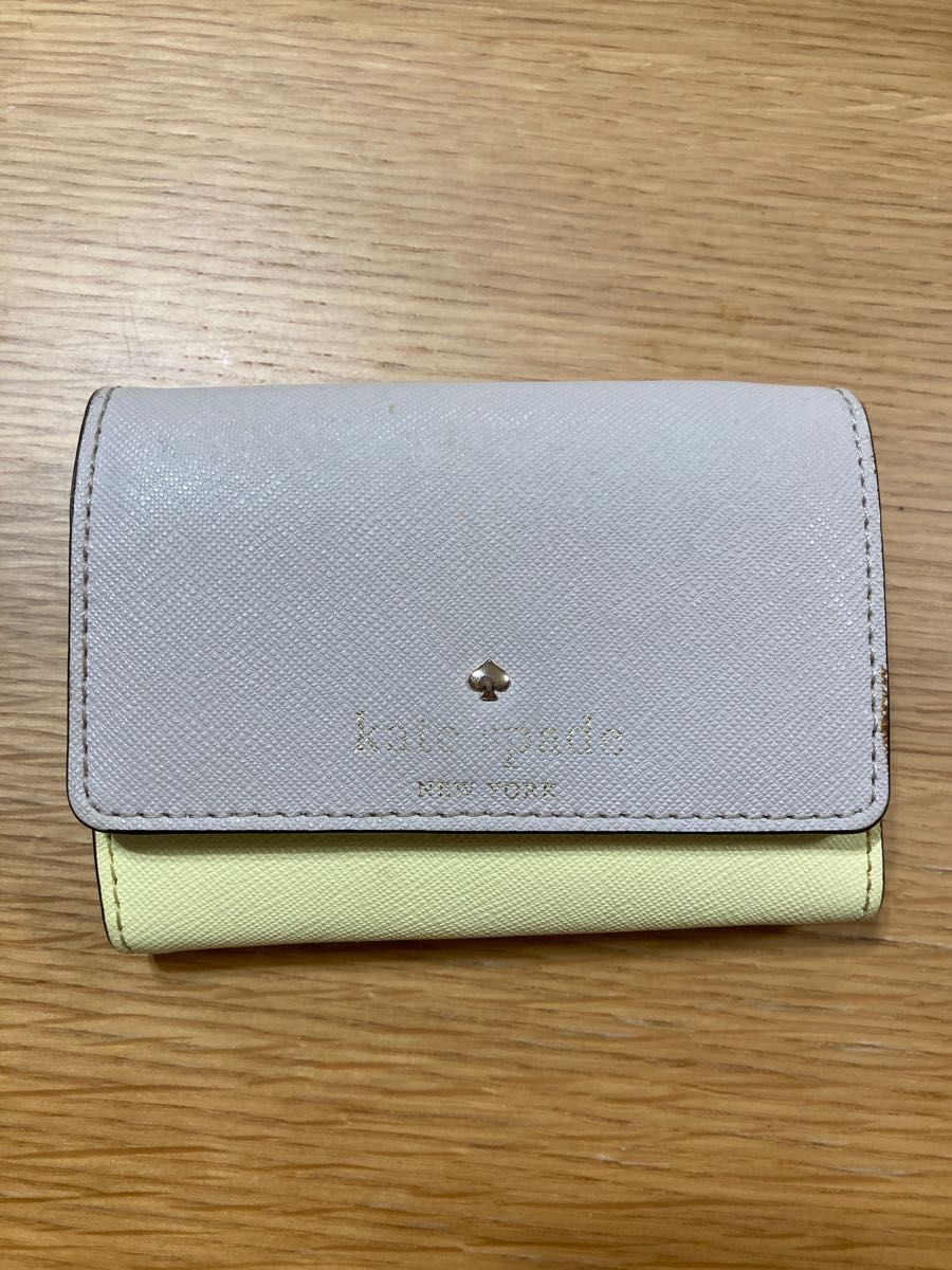 美品】kate spade ロングコート イエロー ファー 0 S 襟 ケイト