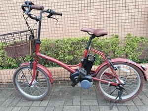 [東京都目黒区]現行型！！パナソニックPanasonicグリッター電動アシスト自転車20インチ