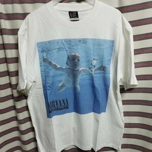 人気柄★NIRVANA ニルヴァーナ NEVERMIND giant TEE ビッグシルエット ネバーマインド Tシャツ kurt cobain カートコバーン バックプリント