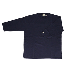 ☆ 72.ネイビーF8 ☆ LLサイズ ☆ Goodwear USAコットンBIG切替7分袖T Goodwear グッドウェア 7分袖 tシャツ Tシャツ ロンT ロングシャツ_画像1