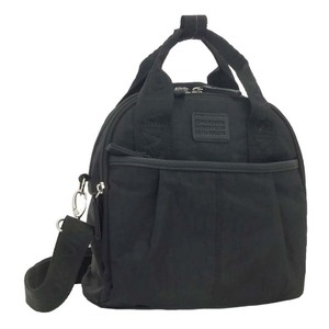 * black x black * ADEL light weight 3WAY nylon bag nylon bag lady's shoulder bag rucksack 3way shoulder bag 